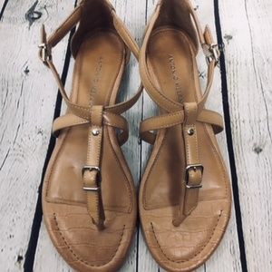 Antonio Melani Tan Gladiator Sandals